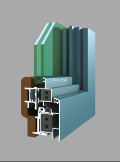 Doors and windows/ Curtain wall aluminum profiles