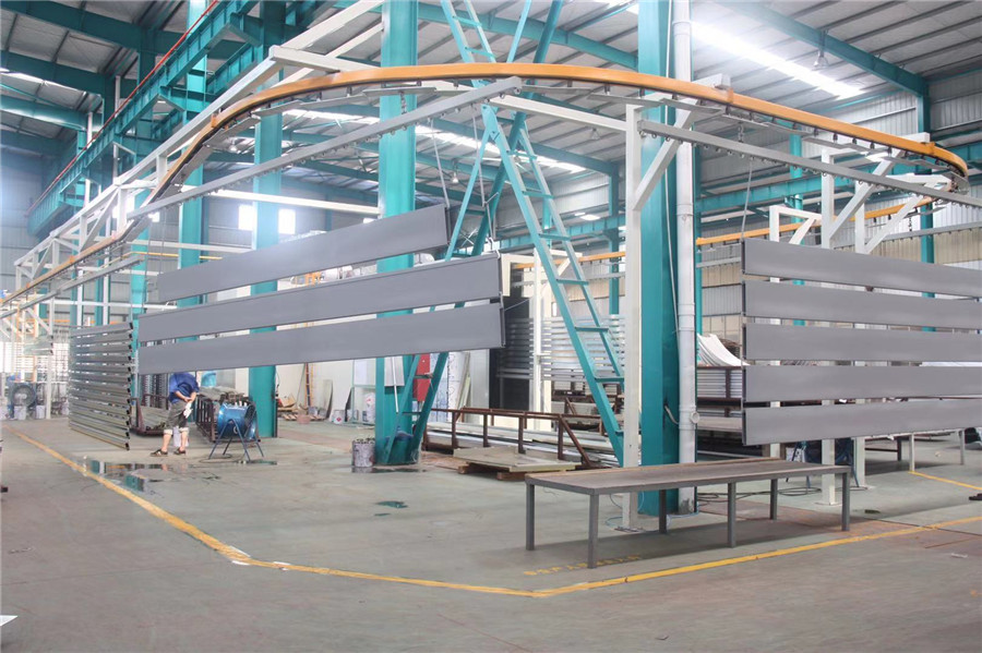 Powder coating workshop